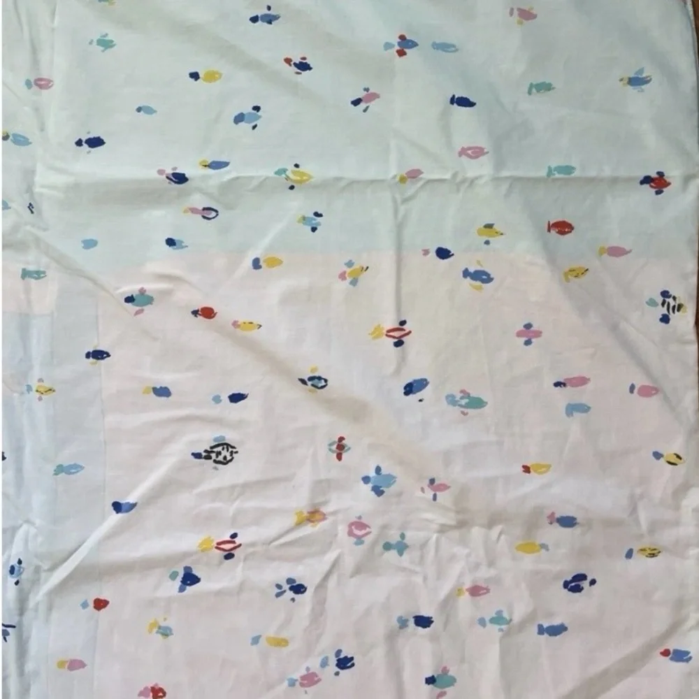 Vintage Ken Done Doona Parrots and Fish Duvet Cover and Sham Twin 86 x 68